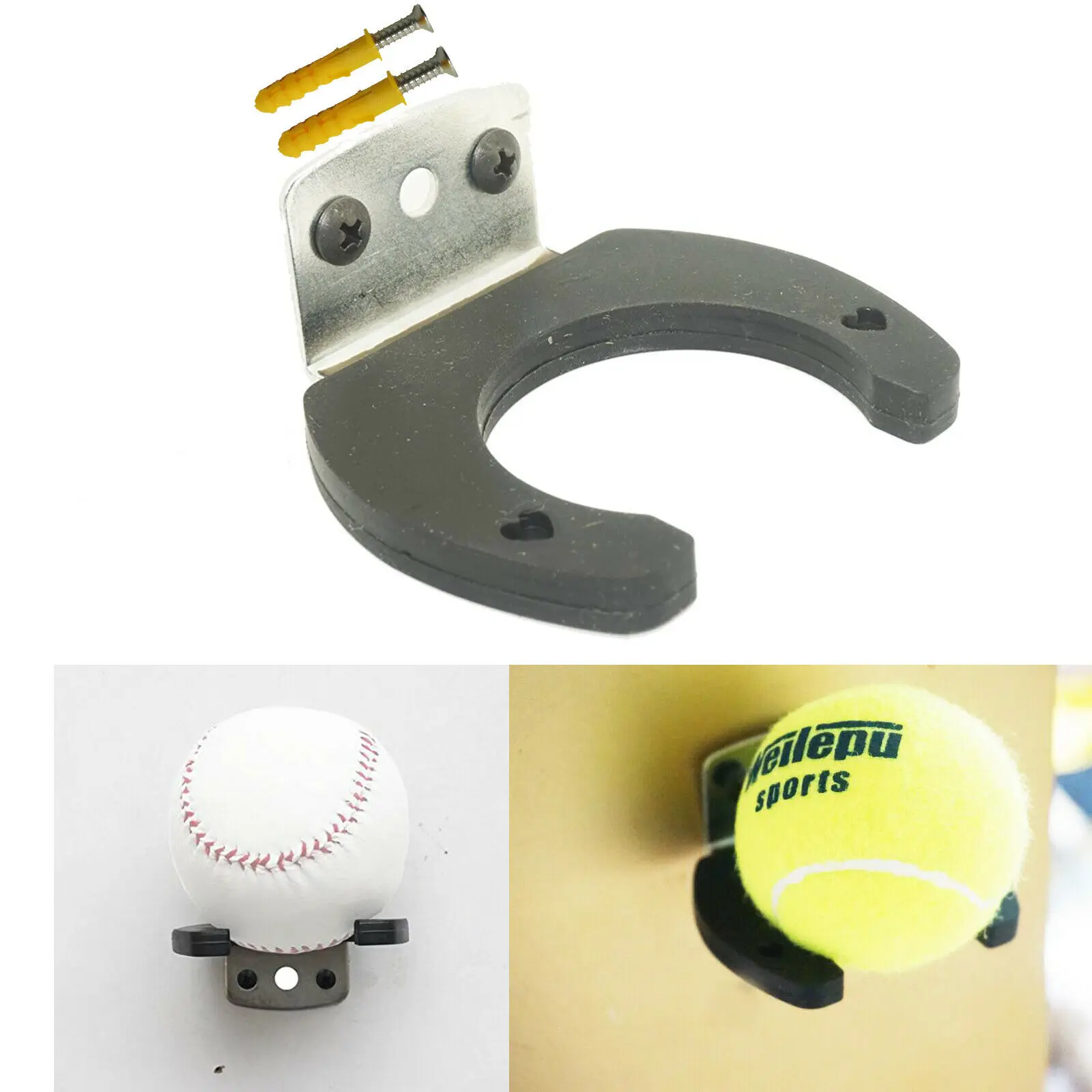 Бейсбольный Софтбол для теннисного мяча настенный держатель настенного