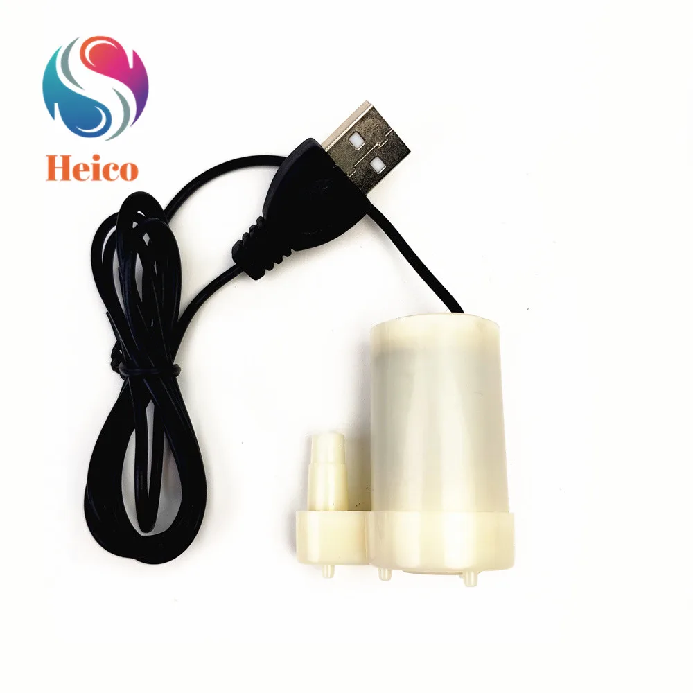 Погружной микро насос постоянного тока 3 в 4 5 В USB низкий уровень шума бесщеточный
