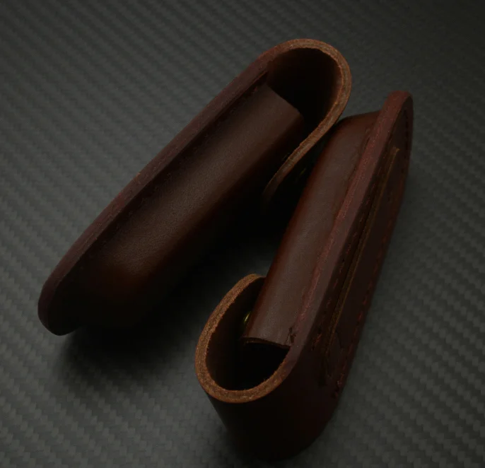 Коричневые ножны для ножа Складной нож Футляр из натуральной кожи чехол первого