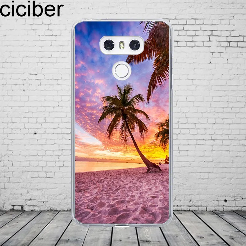 Гавайская Алоха Ciciber для LG G7 G6 G5 G4 V40 V35 V30 V20 чехол телефона ThinQ Силиконовый ТПУ K8 K10 K4