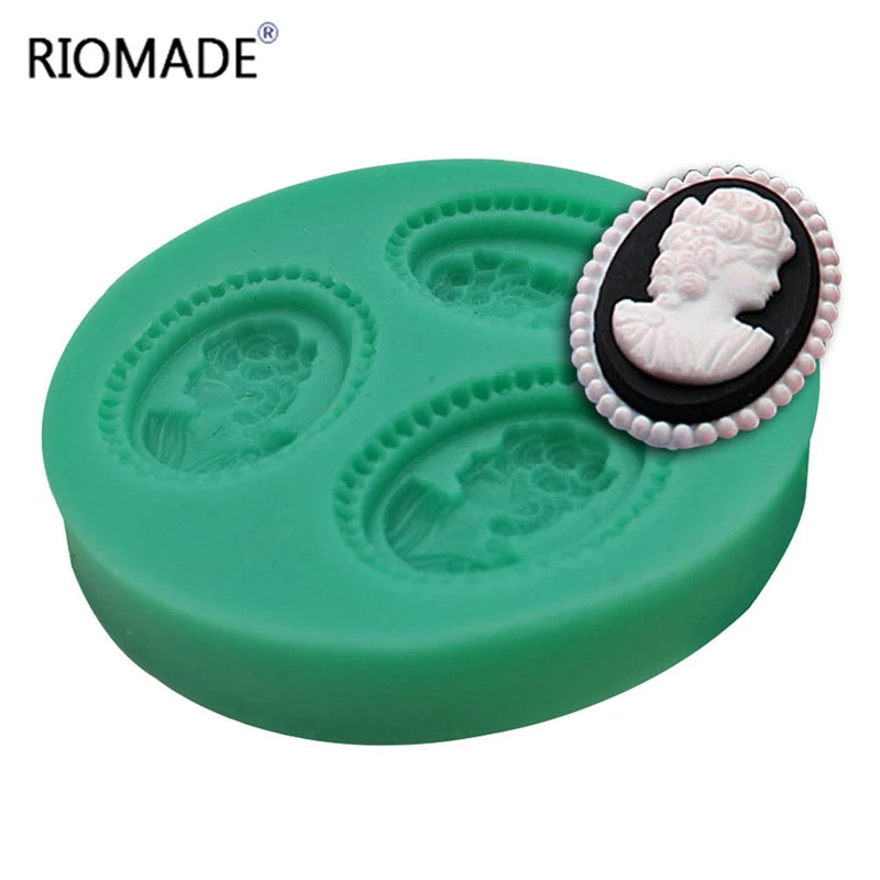 Зеркальная рамка силиконовая форма для украшения торта Женская фотография