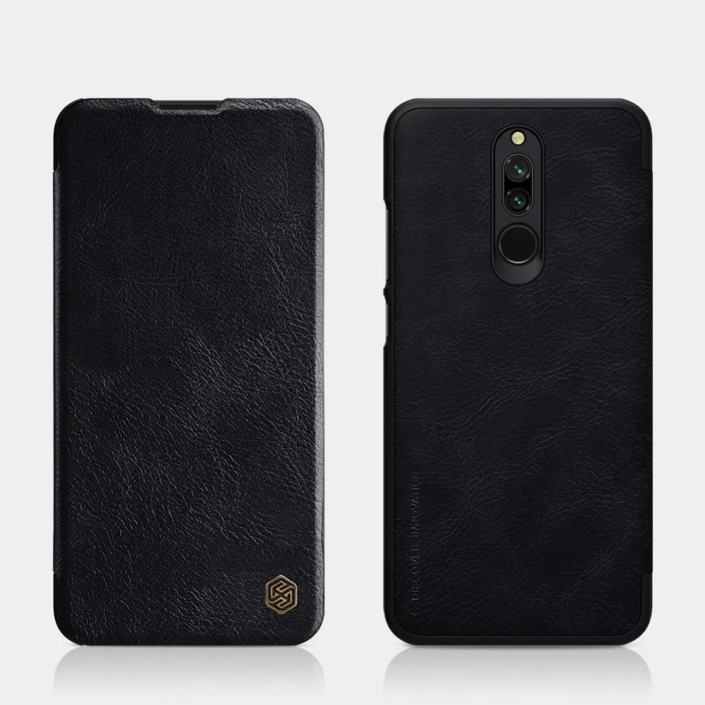 Flip Cover For Xiaomi Redmi 8 Case Original NILLKIN QIN Leather Cover For Xiaomi Redmi 8 Case with Card Pocket Book Bags