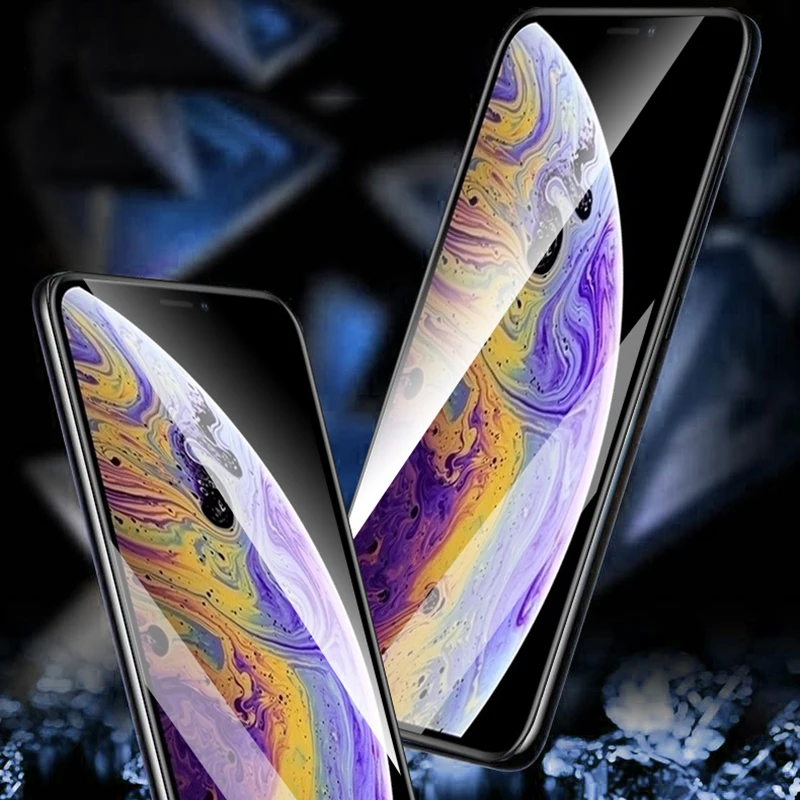 Для Apple iPhone 11 Pro 11Pro Max закаленное стекло анти синий фиолетовый светильник