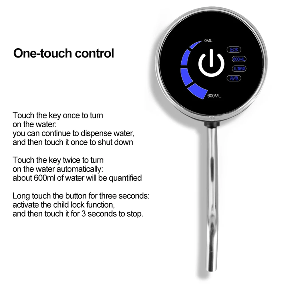 

YDEAPI Home Gadgets Water Bottle Pump Mini Barreled Water Electric Pump USB Charge Automatic Portable Water Dispenser