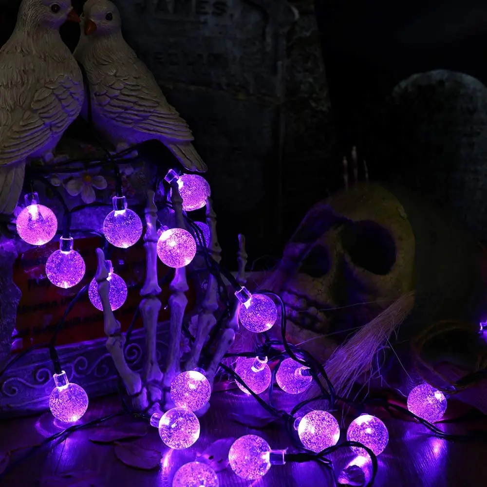 Глобус гирлянды 5/10 м хрустальный шар пузырь сказочные огни окружающее освещение