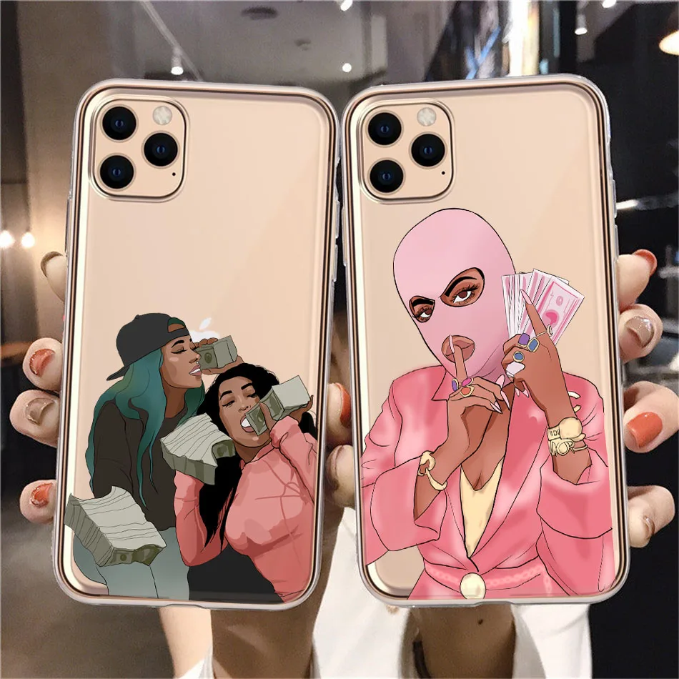 Чехол накладка для iPhone 11 12 XR XS Max X 7 8 6 Plus 11Pro черный|Бамперы| |