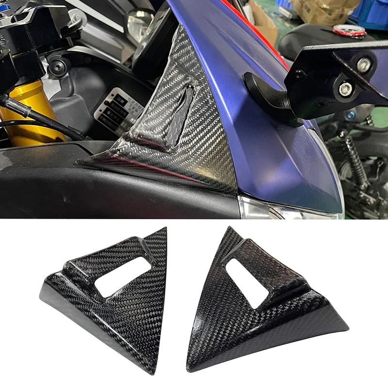 

Latest For Aprilia RS660 2020-2021 Motorcycle Fairing Side Trim Vents Aerodynamic Vent Real Carbon Fiber Black Covers Semspeed