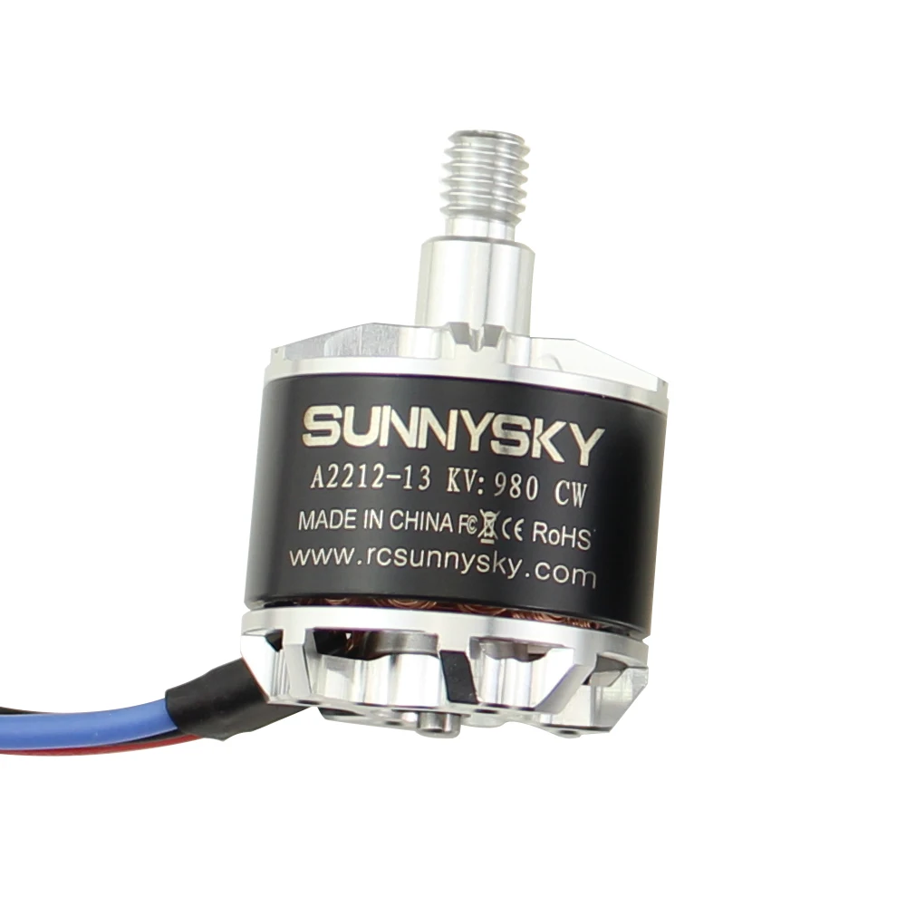 Бесщеточный двигатель Sunnysky A2212 980KV 2CW 2CCW с пропеллером 1045 для мультироторных