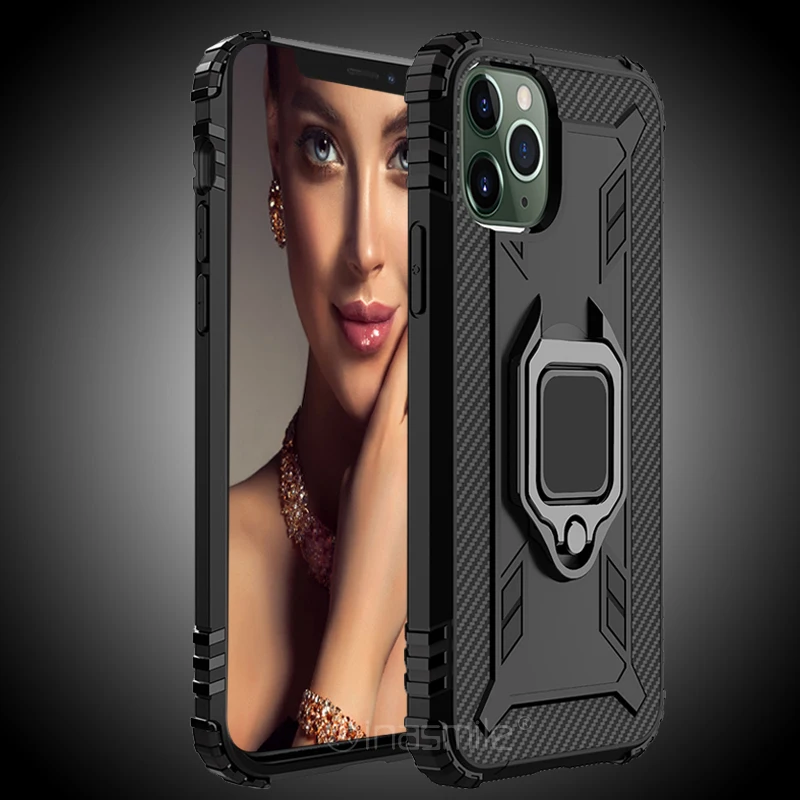 Отличный противоударный чехол для телефона iphone 11 pro max X Xs XR 7 8 6 6s plus с кольцом |