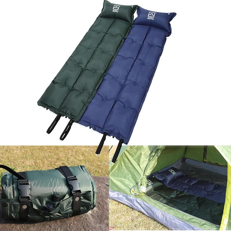 Инновационный коврик для сна водонепроницаемый надувной кемпинга супер легкий