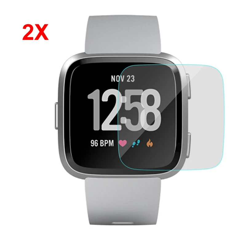 1 шт./2 предмета для Fitbit Versa Экран протектор Закаленное Стекло ультра тонкий Защита