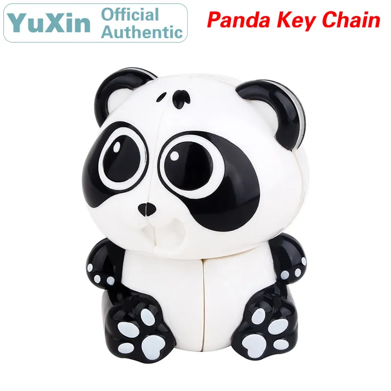 YuXin крошечная панда брелок мини 2x2x2 волшебный куб ZhiSheng 2x2 скоростная