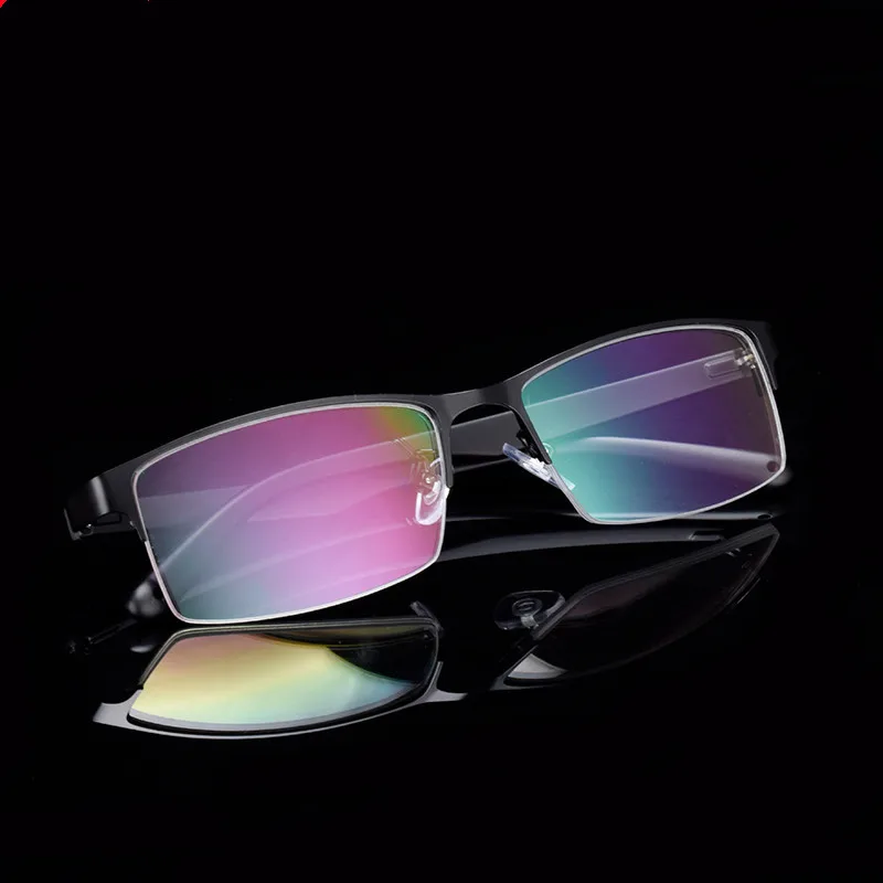 Очки по рецепту прочные очки мужские с широким лицом оптическая оправа при