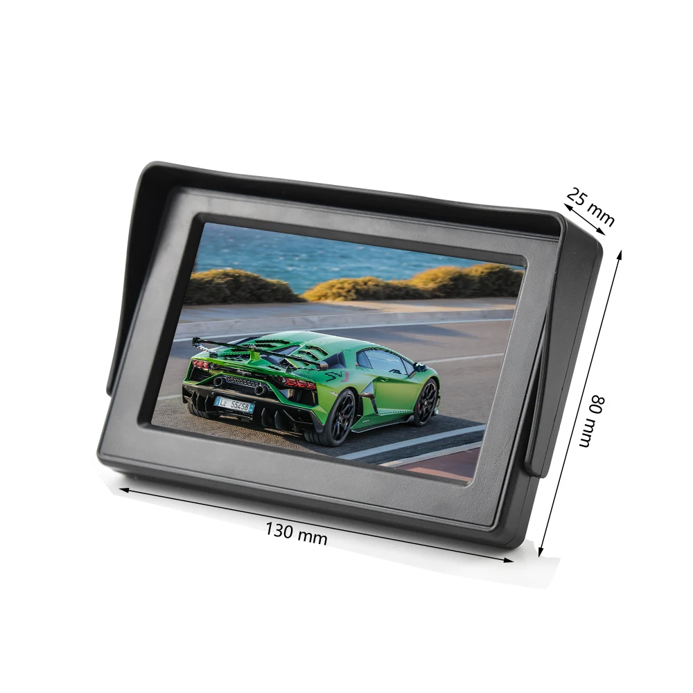 4 3 &quottft ЖК монитор для автомобиля автомобильный заднего вида Автомобильный