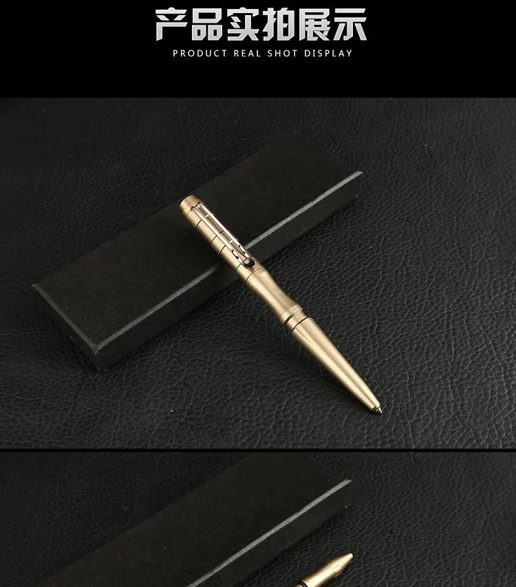 Металлическая ручка для самообороны, шариковая ручка stylo pennen boligrafos kugelschreiber canetas penna kalem, ручки для письма caneta 03695