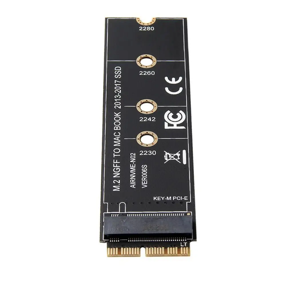 M ключ M.2 PCIe AHCI SSD адаптер карты для MACBOOK Air 2013 2014 2015 2017 A1465 A1466 Pro A1398 A1502 a1419 2230 2280