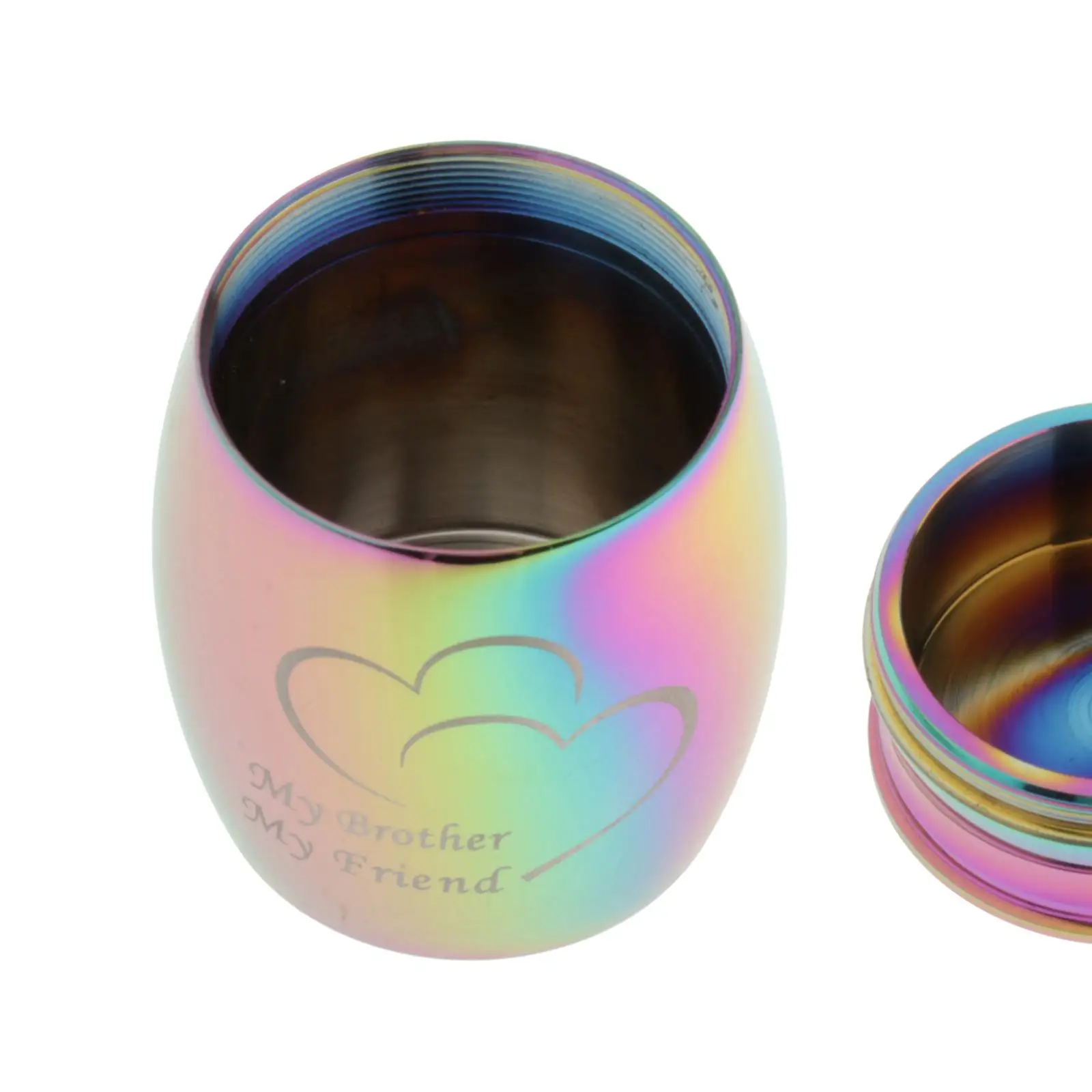 

Pet Dog Funeral Cremation Ash Urn Mini Stainless-Steel Ashed Jar Container