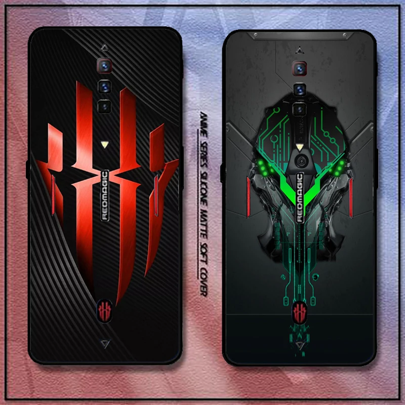 

Чехол для ZTE Nubia Red Magic 6 Pro, мягкая задняя крышка для Nubia Red Magic 5G, защитный чехол для Nubia Red Magic 1 Mars 3 3S