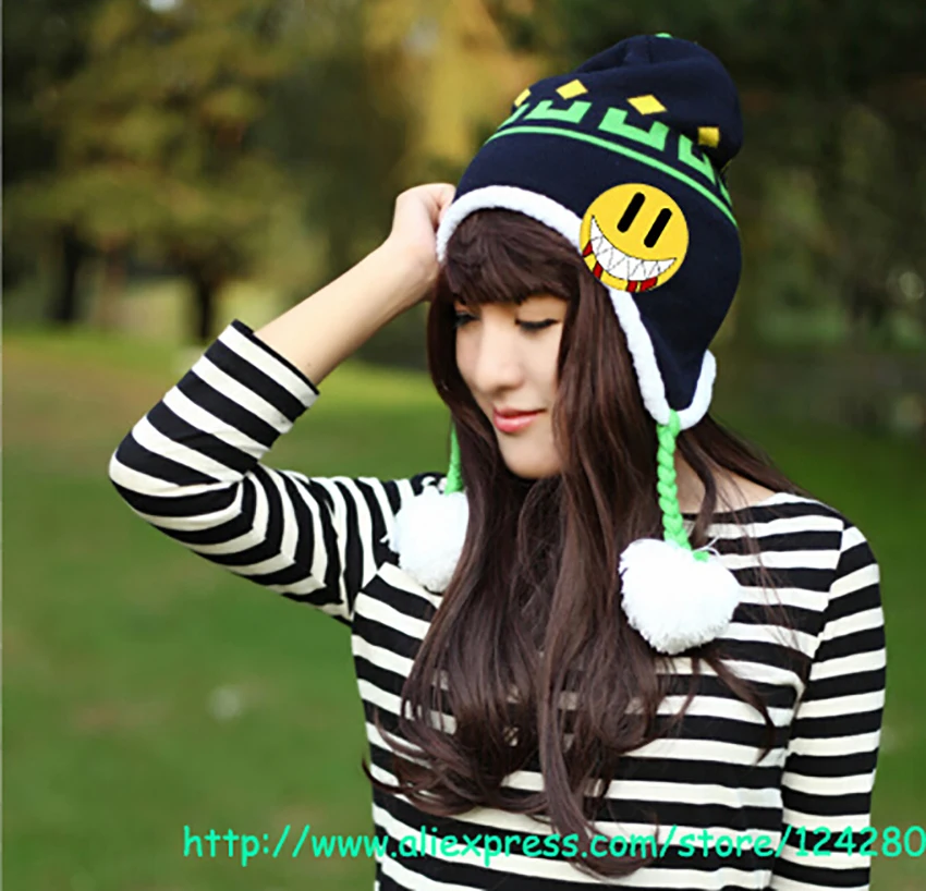 Хит продаж Аниме DMMd DRAMAtical Murder Noiz вязаная шапка теплая зимняя Косплэй аксессуар с