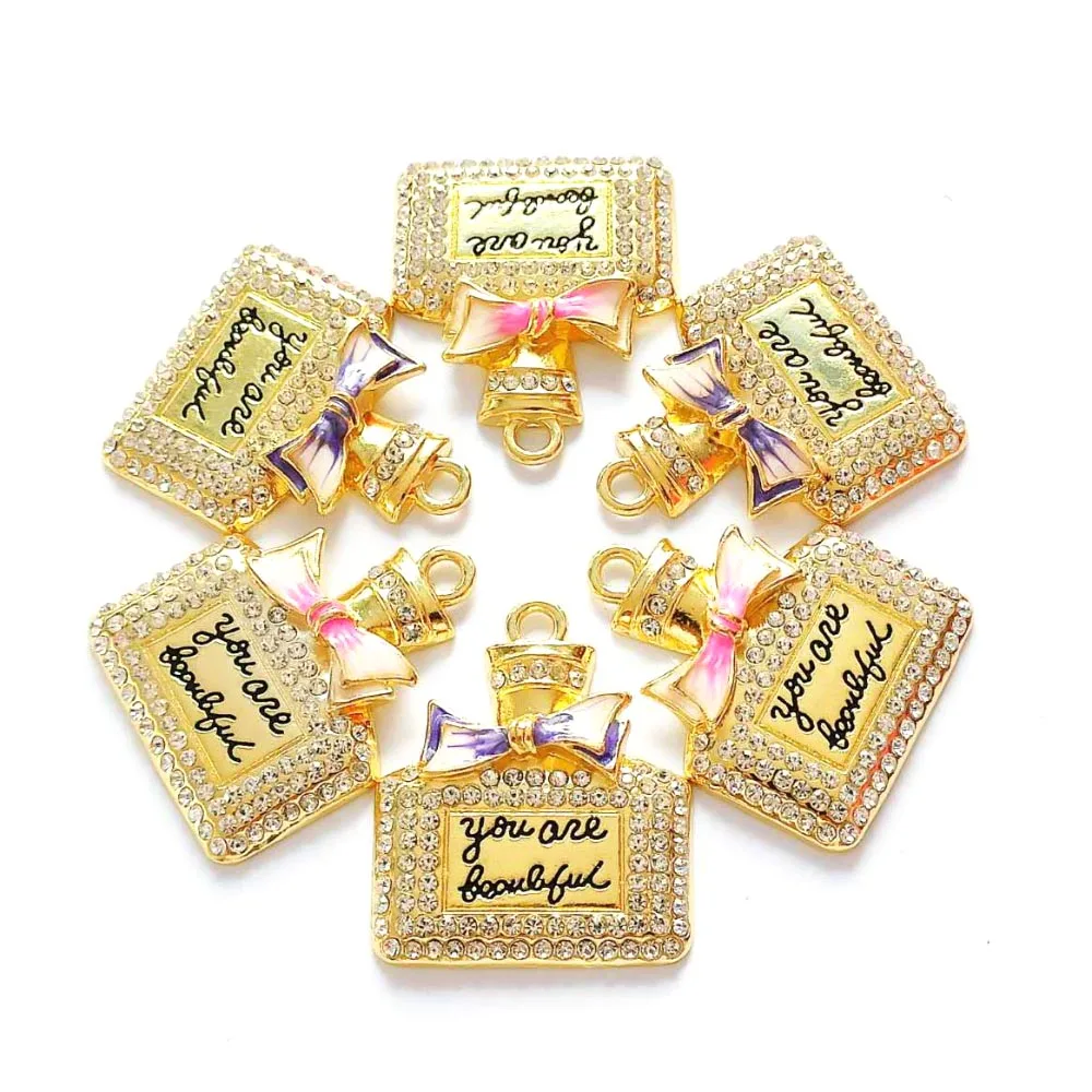

10pcs Perfume Bottle charms for women DIY jewelry accessories P13