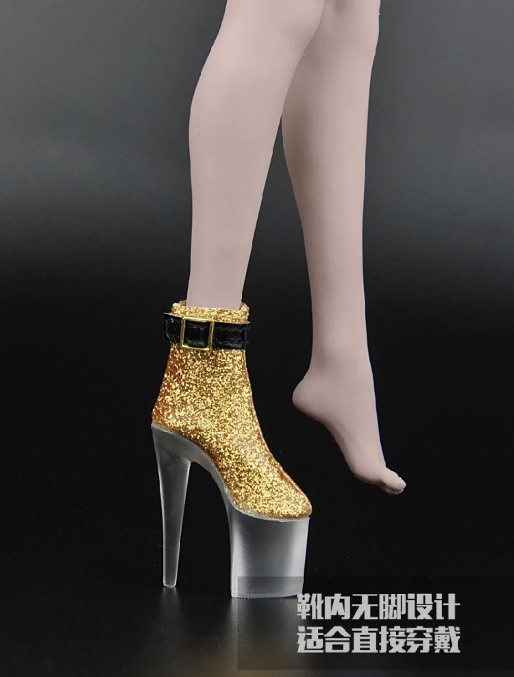 Женские босоножки с блестками на высоком каблуке со стразами кукольная обувь