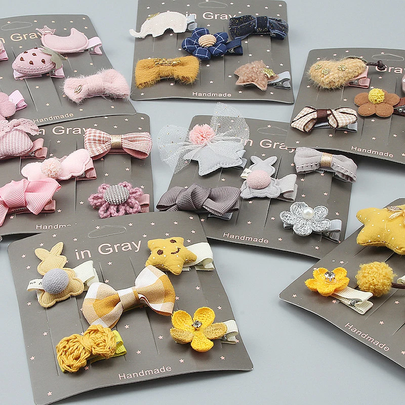 5 шт. стильная футболка с изображением персонажей видеоигр Корона Лук заколки для