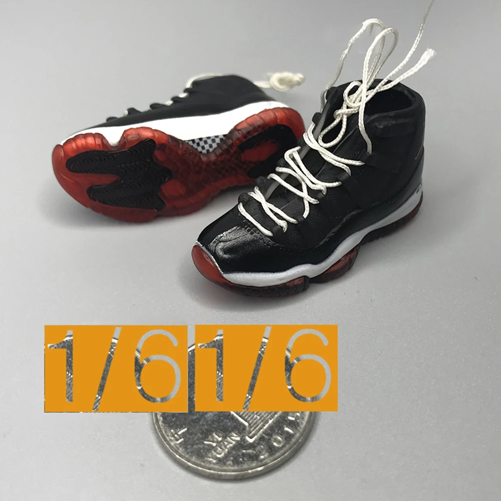 

Hot Sale 1/6th Sport Hollow Red Black Shoes Model Suit 12inch Male Female Unisex Body Doll Collectable