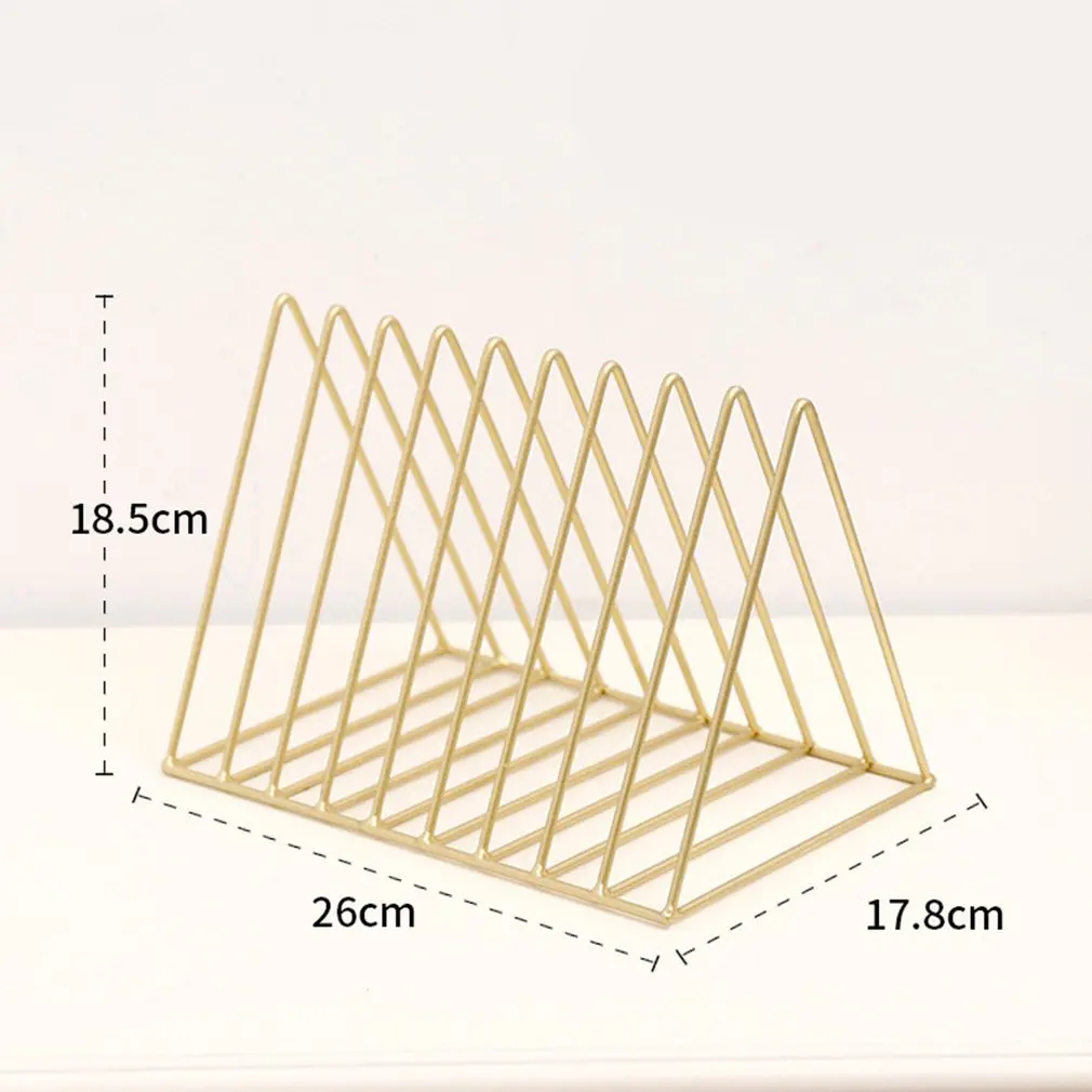 Современный упрощенный геометрический стеллаж для газет книжный журнал