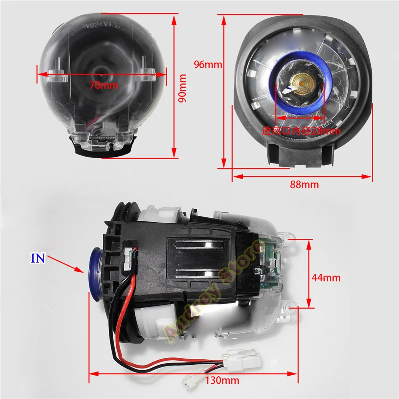 Вентилятор бесщеточный японский высокой мощности 15 кПа 30000 об/мин 24 В постоянного