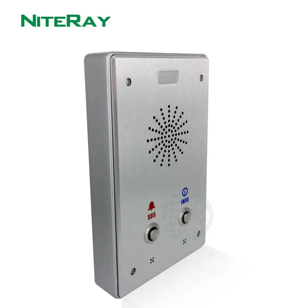 wired pbx ip doorphone sip intercom door phone with doorbell feature waterproof design for homeoffice free global shipping