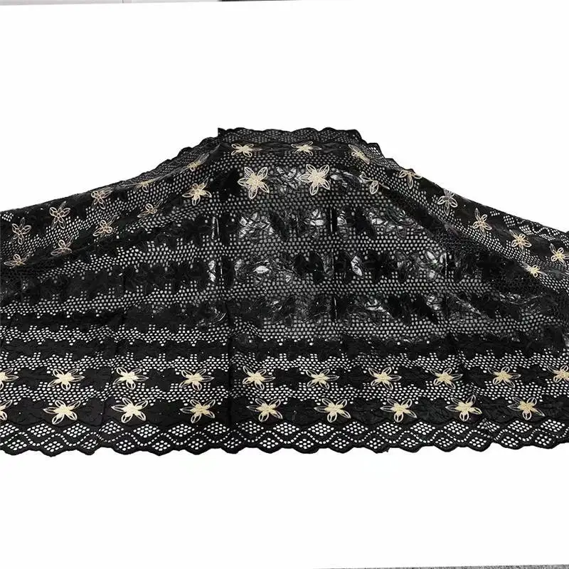 

5yards tissu african dry lace fabric bazin riche getzer 2020 high quality jacquard guinea brocade fabric with lace ! WX72658