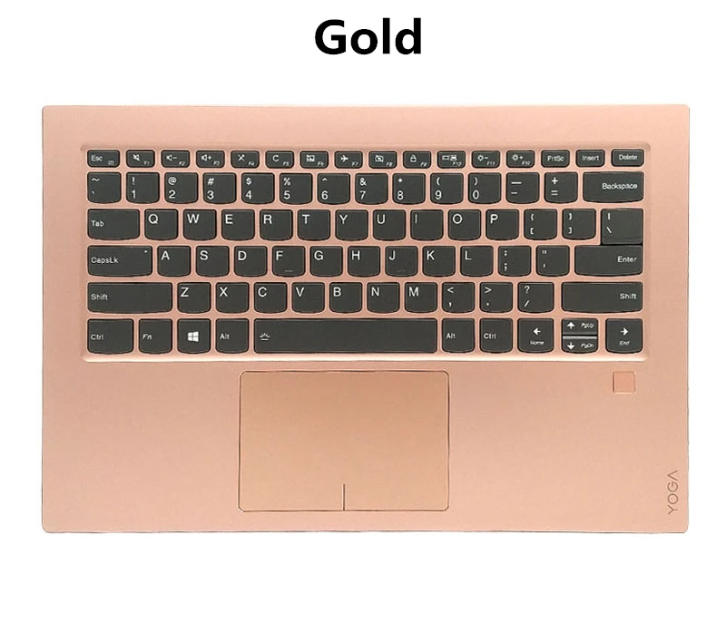 Laptop US/EU Backlight Keyboard touchpad case/cover/shell for Lenovo YOGA 6 Pro-13IKB 920-13 920-13IKB Gold/brown/silver | Компьютеры и
