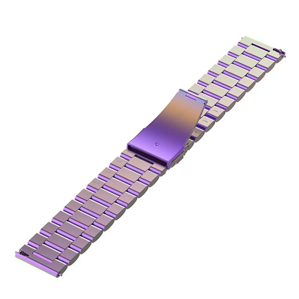 Rose pink Металлический ремешок из нержавеющей стали для Xiaomi Huami Amazfit GTR 42 мм браслет на запястье для Huami Amazfit Bip BIT Молодежный ремешок для часов - Цвет: Rose pink