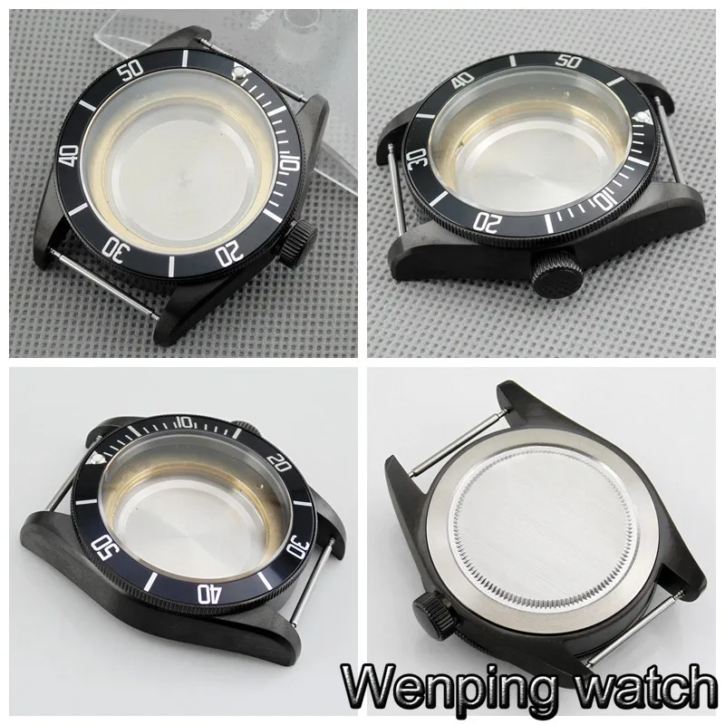 41 мм Corgeut сапфировое стекло керамический ободок из нержавеющей стали корпус для