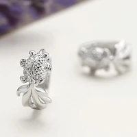 silver fashion trend temperament luxurious exquisite cute little goldfish womens earrings 2021 trend jewelry earrings