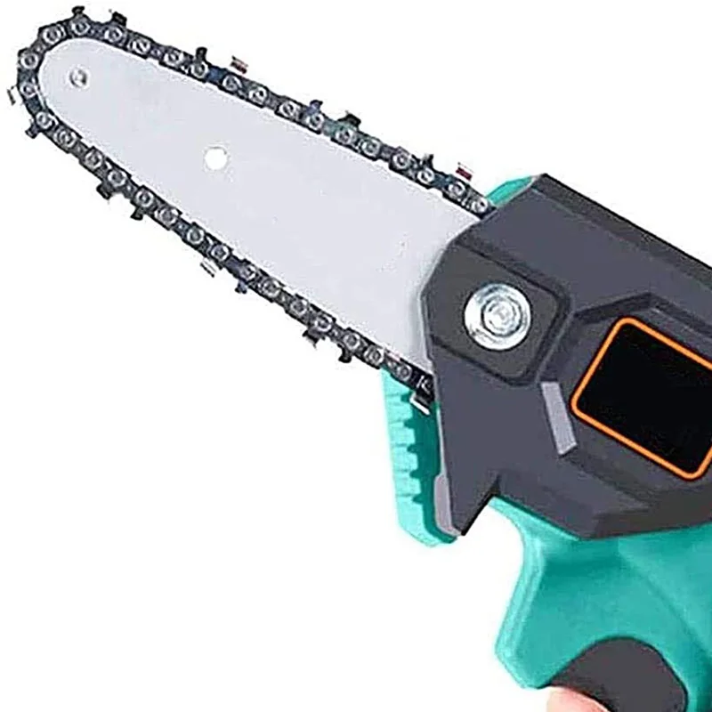 

Handheld Electric Protable Cordless Chainsaw , Adjustable Cutting Speed for Wood Cutting,Tree Pruning and Garden,US Plug
