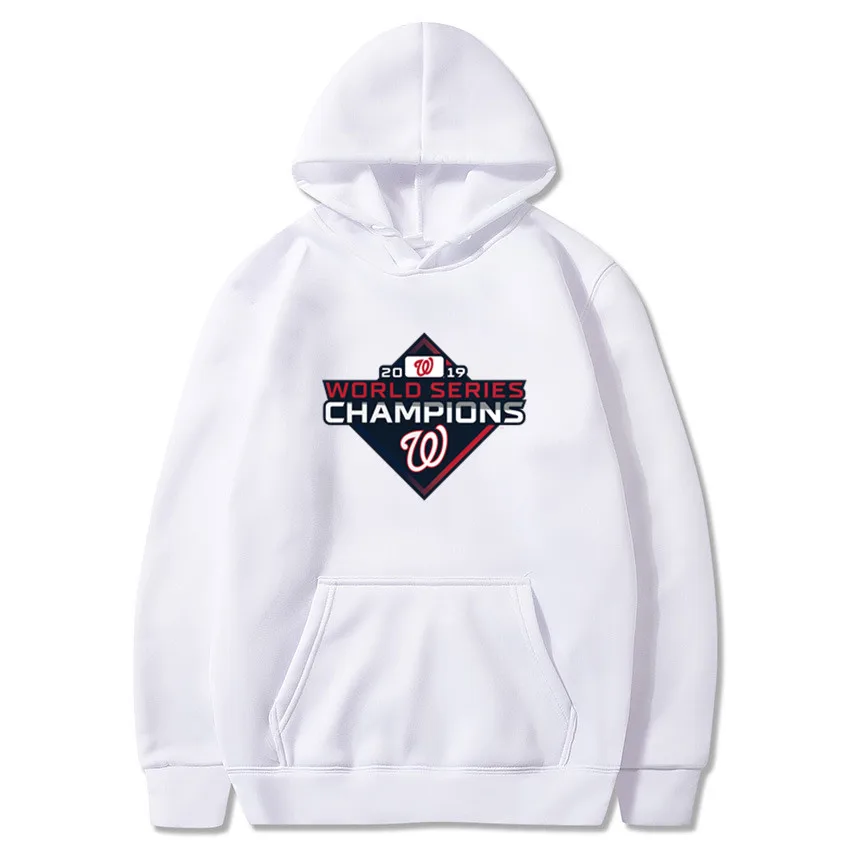 Hoodies Men women Nationals world series champions Hoody Male Long Washington Men's Sweatshirt Mens hip hop - Цвет: 3