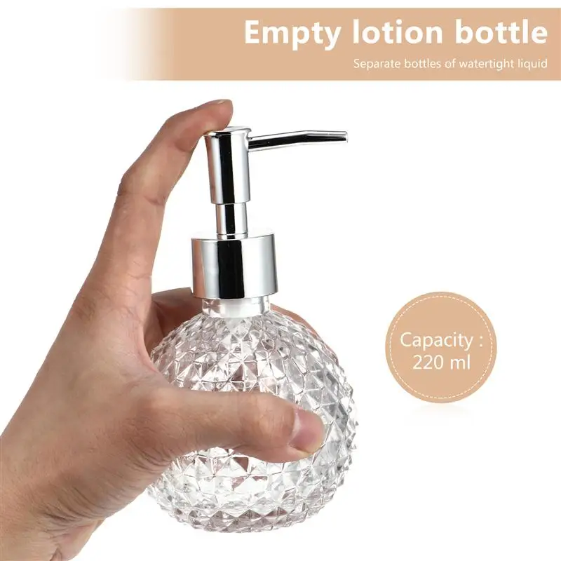 

220 мл бутылки с насосом для дома, гостиницы, лосьон, дорожная бутылка, дезинфицирующее средство, дорожный контейнер