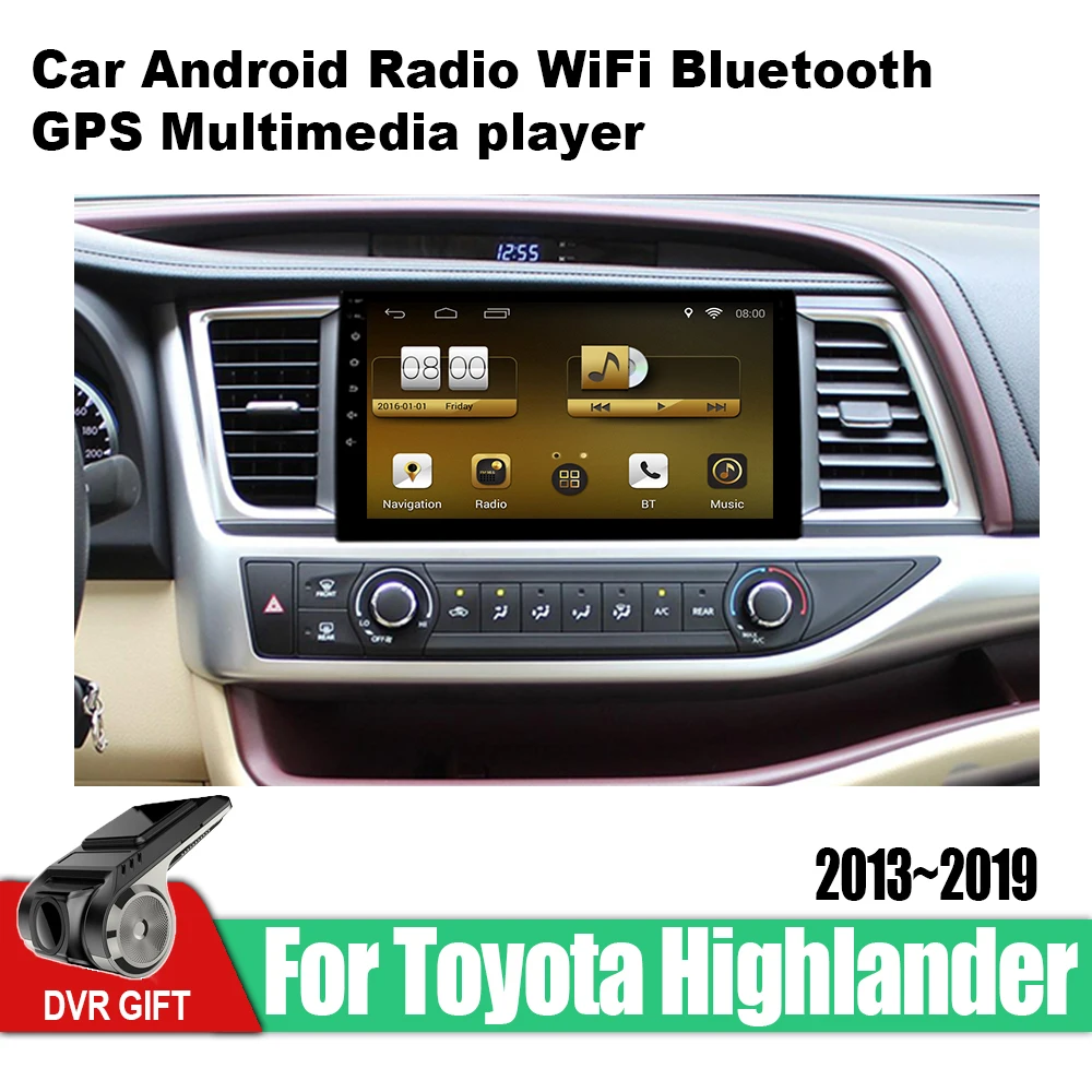 ZaiXi 10.1 Inch 2Din Android Car Radio Wifi Autoradio Bluetooth Tochscreen GPS Multimedia Player For Toyota Highlander 2013~2019 |