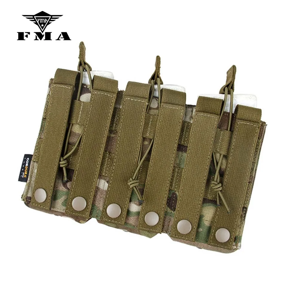 Тактические Чехлы FMA TMC тройная сумка для магазина Molle 556 Тактическая Военная