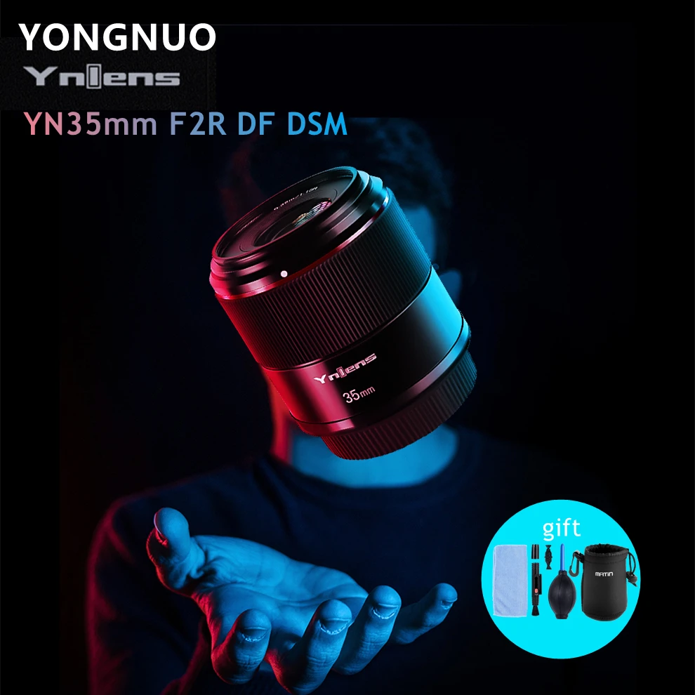

Yongnuo YN35mm F2R DF DSM Lens AF/MF 35mm F2 Full Frame Large Aperture Autofocus Mirrorless RF Mount For Canon EOS R RP R6 R5 R3