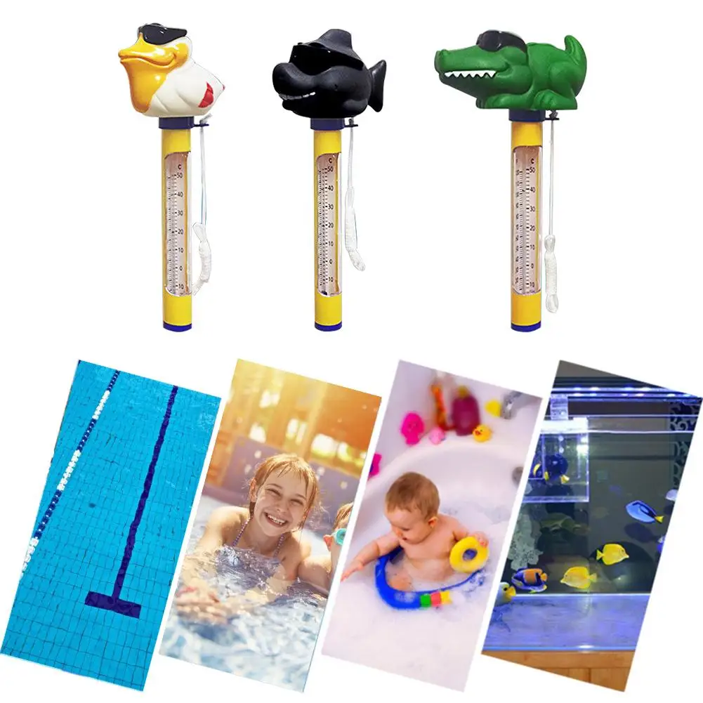 Home Floating Cute Animal Shape Thermometer Swimming Baby Bathing For Outdoor And Indoor Pools |