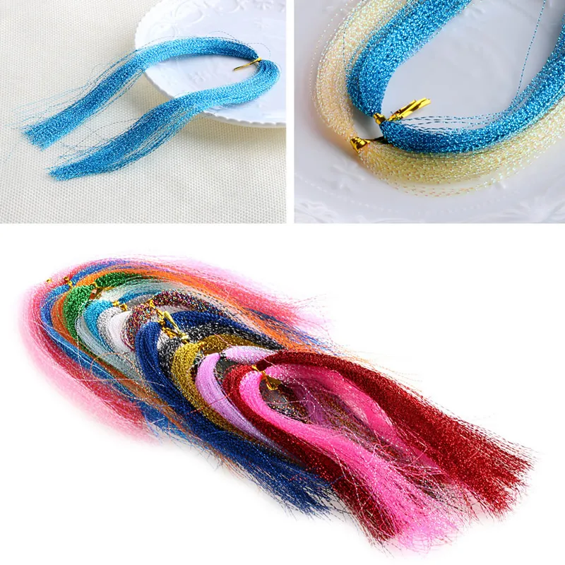 

100Pcs/Bag Crystal Flash Fly Tying Material Fishing Lure Tying Making DIY Craft Direct transportation Direct Transportation