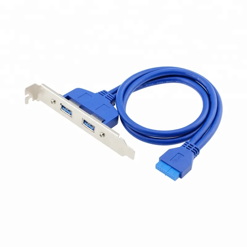 Кабель адаптер GloryStar с 20 контактным разъемом для материнской платы на двойной USB 3