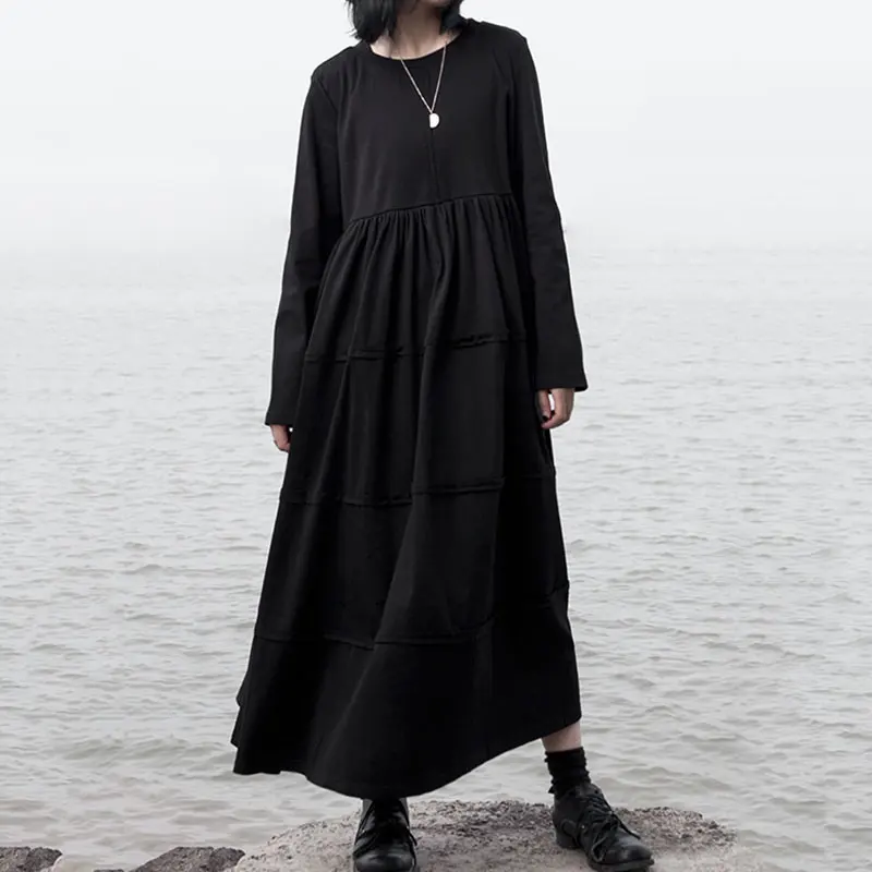 XITAO плиссированное женское платье женская мода новинка 2019 Зимний пуловер