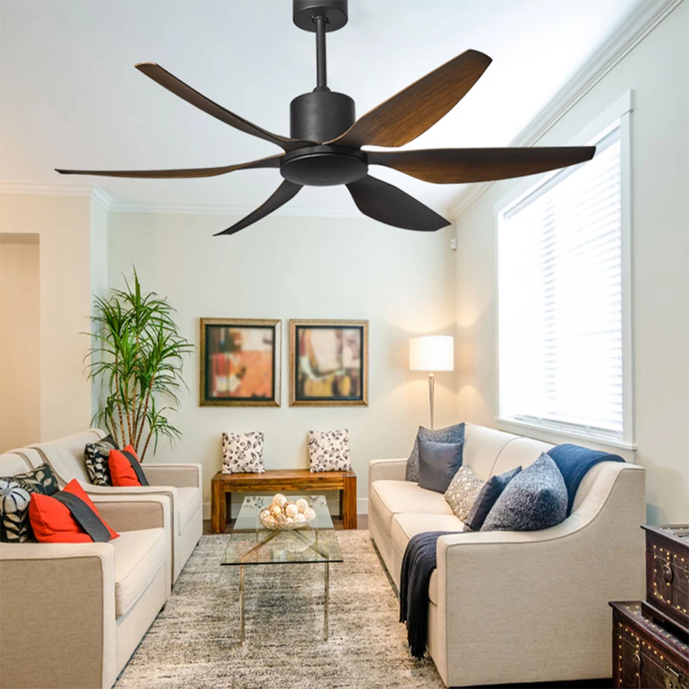 66 дюймов 54 дюйма скандинавские потолочные вентиляторы с светильник DC