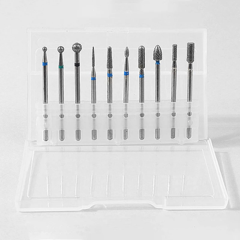 10 шт. сверло для ногтей из вольфрамовой стали карбидный набор инструментов
