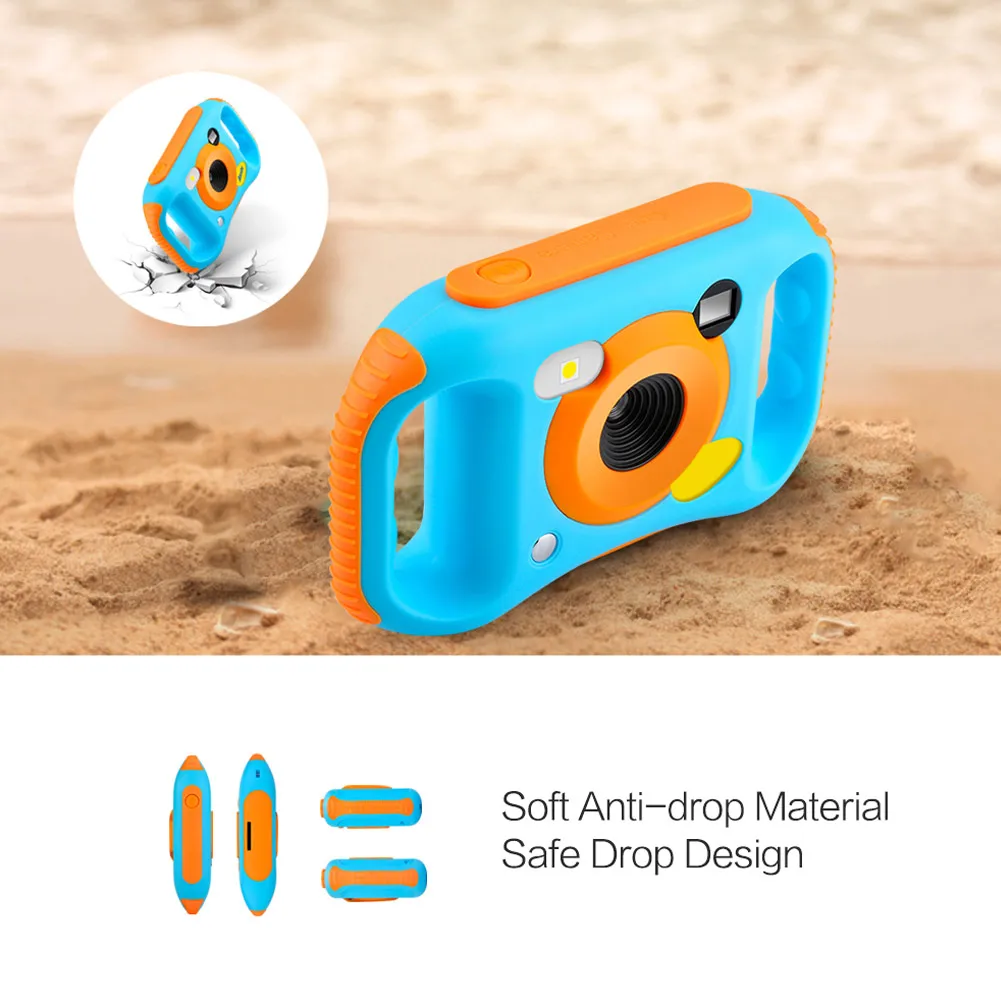 Новый мини дети цифровая камера противоударный HD экран дисплей портативный
