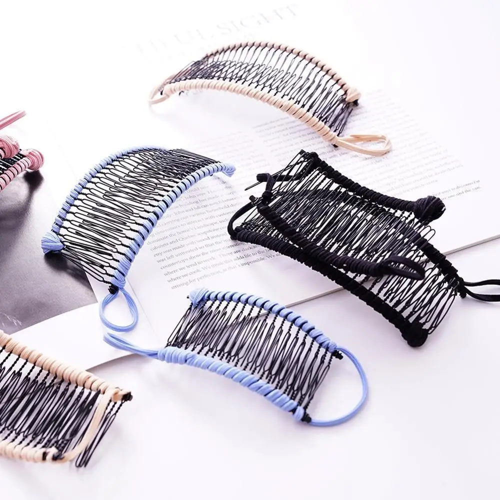 

Женские головные уборы, заколка для волос в форме банана для девочек, винтажные модные аксессуары, заколки для волос, длинный держатель для ...