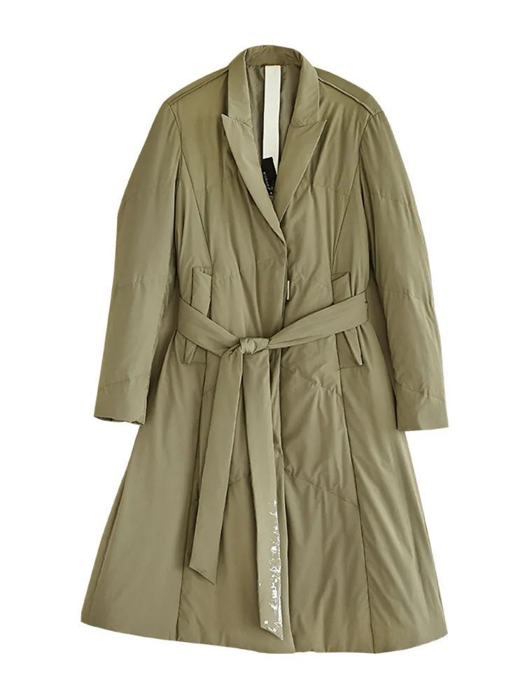 

IRINARZ010 FALL WINTER 2020 COLLECTION new arrivals winter coat women long white goose down jacket